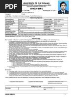 Admission Form