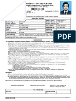 Admission Form