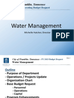 FY 2023 Budget Presentation - Water Management - BF - Final