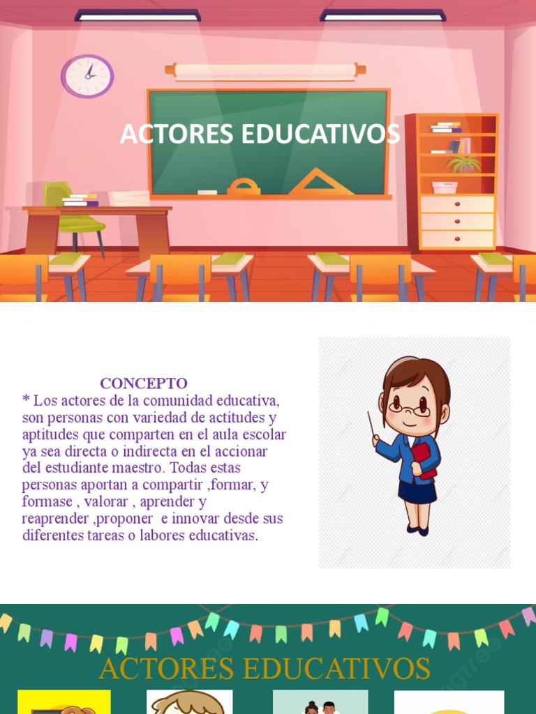 Actores Educativos en la Escuela | PDF | Maestros | Aprendizaje