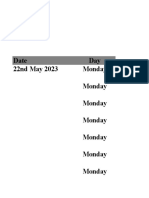 Fianl Term Datesheet - Spring 2023 - Student