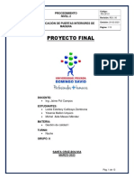 Procedimiento Fabricacion de Puerta