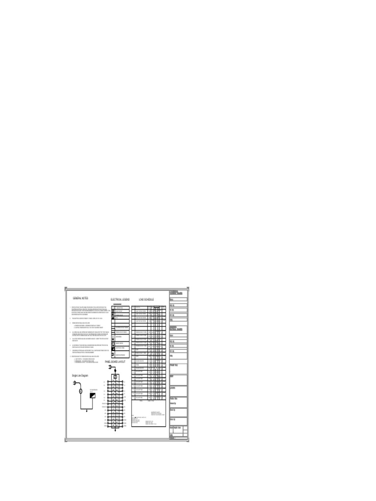 General Notes, SLD, Load Schedule | PDF | Ac Power Plugs And Sockets ...