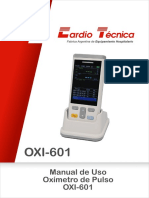 Manual de Uso Oximetro de Pulso OXI601