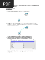 Configuración de Switch por Serial | PDF
