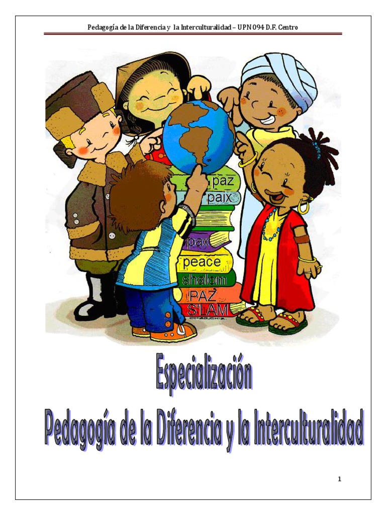 Pedagogia de La Diferencia y La Interculturalidad | PDF | Inclusión ...