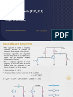 Design A BJT As Amplifier