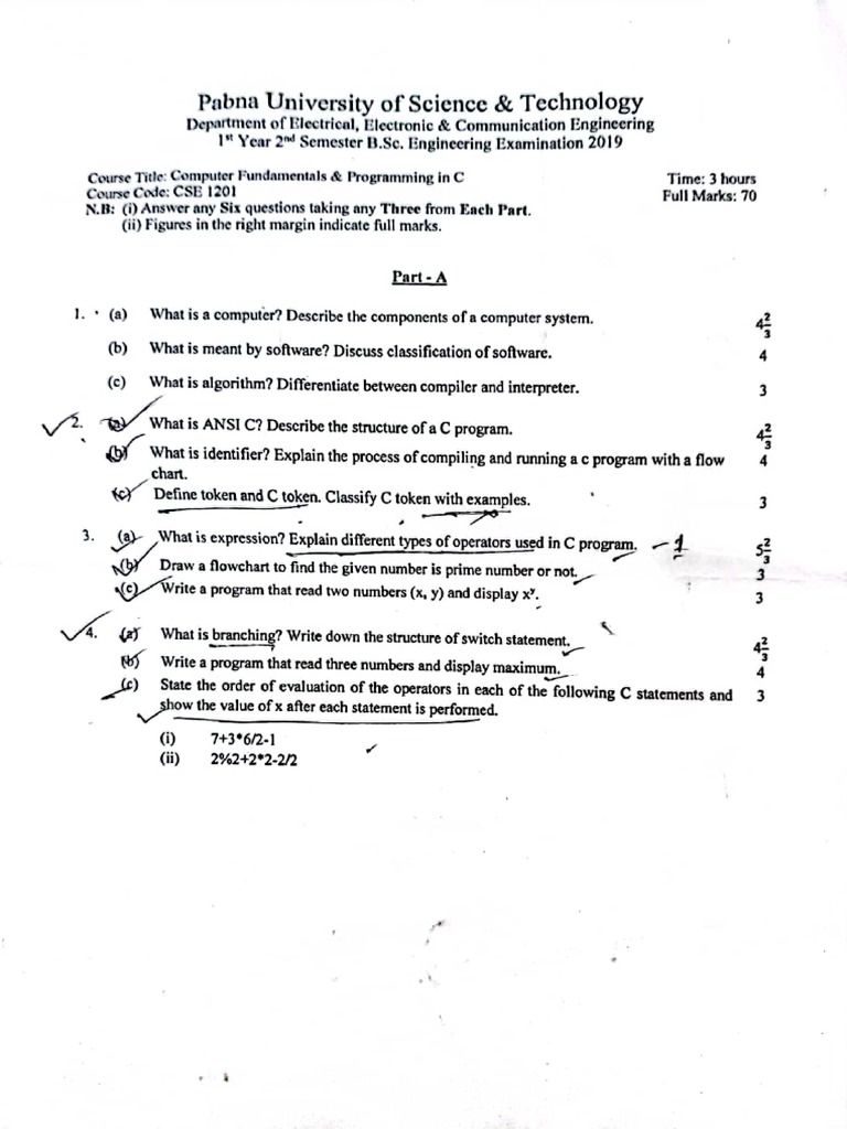 Computer Fundamentals and Programming in C | PDF