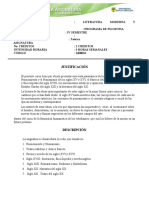 LITERATURA MODERNA Y CONTEMPORANEA 1600016 