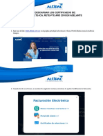 Instructivo para Descargar Certificados