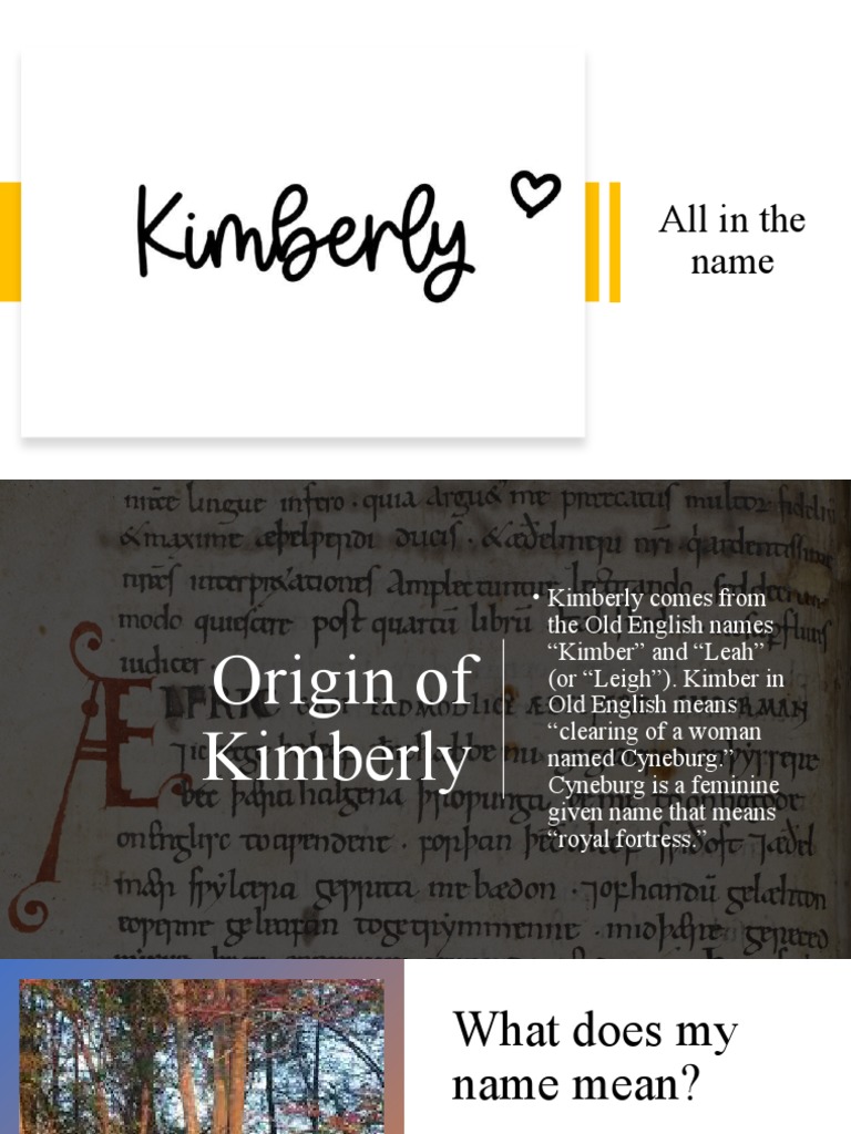 All in The Name Kimberly Dimas | PDF