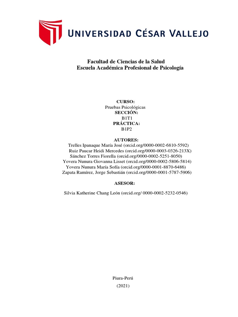 Informe de Evaluación Psicológica Infantil | PDF | Las emociones | Ansiedad