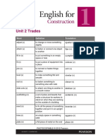 Construction 1 Spanish Unit 2