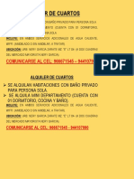 Aviso Alquiler Habitaciones