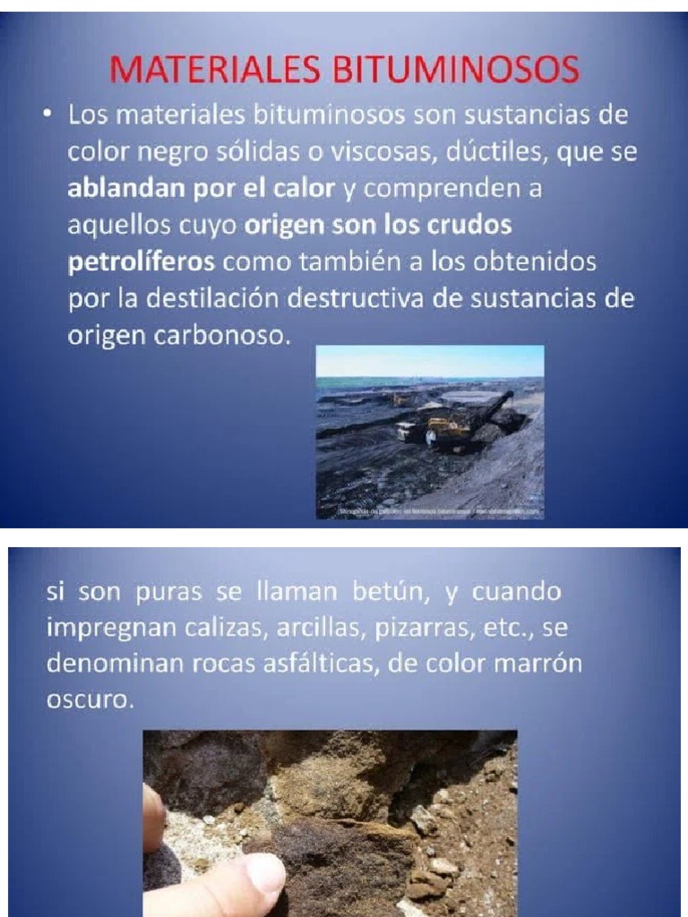 Apuntes de Clases de Materiales Bituminosos | PDF