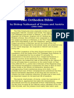 Article - Bishop Nathanael - The Orthodox Bible