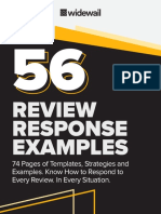 56 Review Response Examples (Widewail)