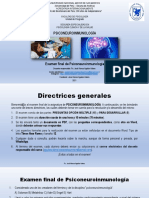 Psiconeuroinmunología - Examen Final - Segunda Especialidad - Psicología - Unmsm