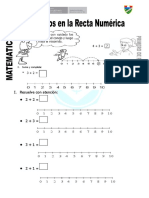 Ficha Suma de Recta Numerica