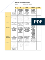 Rubrica para Evaluar Investigaciones y Trabajos Escritos