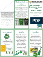 Folleto de Cuidado Ambiental