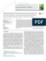 2014 Design of An Impact Drive Actuator Using A Shape Memory Alloy Wire