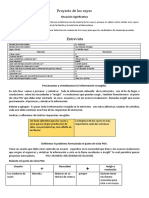 Ficha de Emprendimiento, Desing Thinking 2°