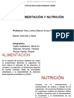 Nutrición y Alimentación