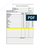 Formato Estandarización de Recetas