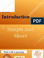 Simple and Short Selfintroduction Conversation Topics Dialogs 135020