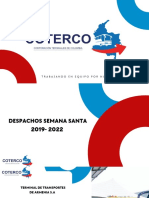 Despachos Semana Santa 2019-2022