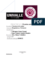 PRÁCTICA 5 Presion Arterial