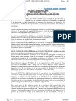 Decreto Supremo 066 de 3 de Abril de 2009 Que Instituye e