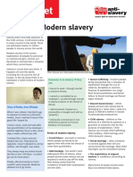 Modern Slavery Fact Sheet