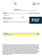 Sunrise Invoice and Policy