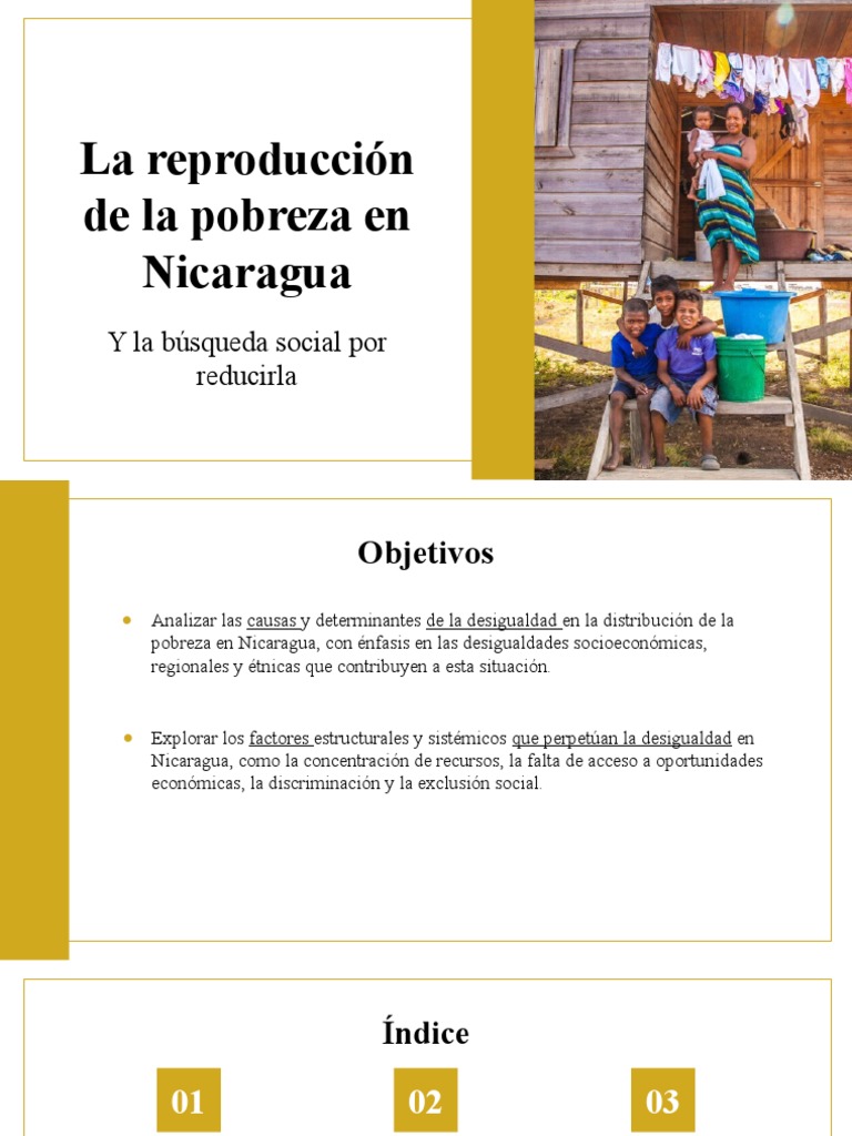 Desigualdad y pobreza en Nicaragua | PDF | Pobreza | Pobreza e indigencia