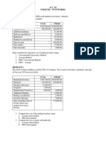 1.0 Inventories Exercise 4.0