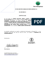 Pardo Bolivar Treicy Liseth Carta Laboral.