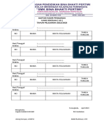 Daftar Hadir Pengawas