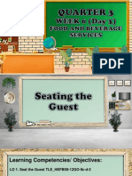 Quarter 3 Week 6.2 FBS Seating The Guest