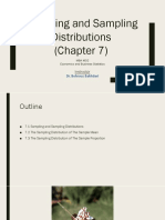 CH7 - Sampling and Sampling Distributions