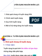 QTNNL Chuong 4 - Tuyen Dung Nguon Nhan Luc Học