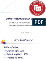 QTNNL Chuong 1- Gioi Thieu QTNNL Học