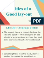 Qualities of A Good Layout Gaborno L