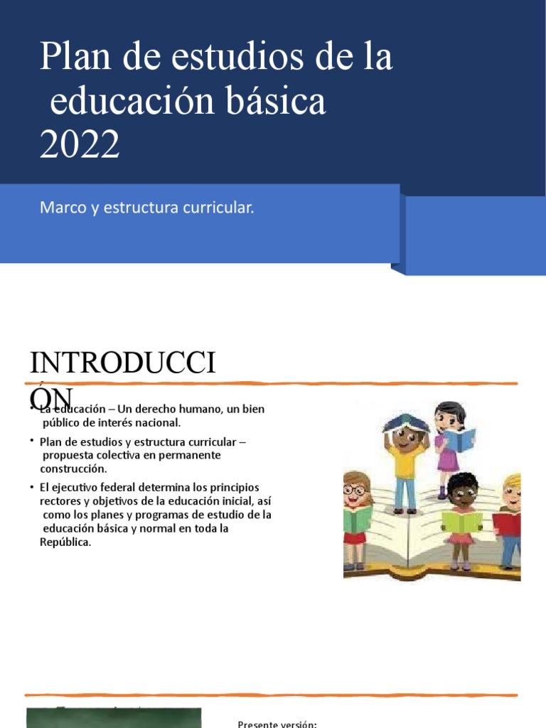 Plan de Estudios de La Educación Básica 2022. Resumen | PDF | Plan de ...