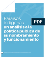 Paraísos Indígenas:: Un Análisis A La Política Pública de Su Nombramiento y Funcionamiento