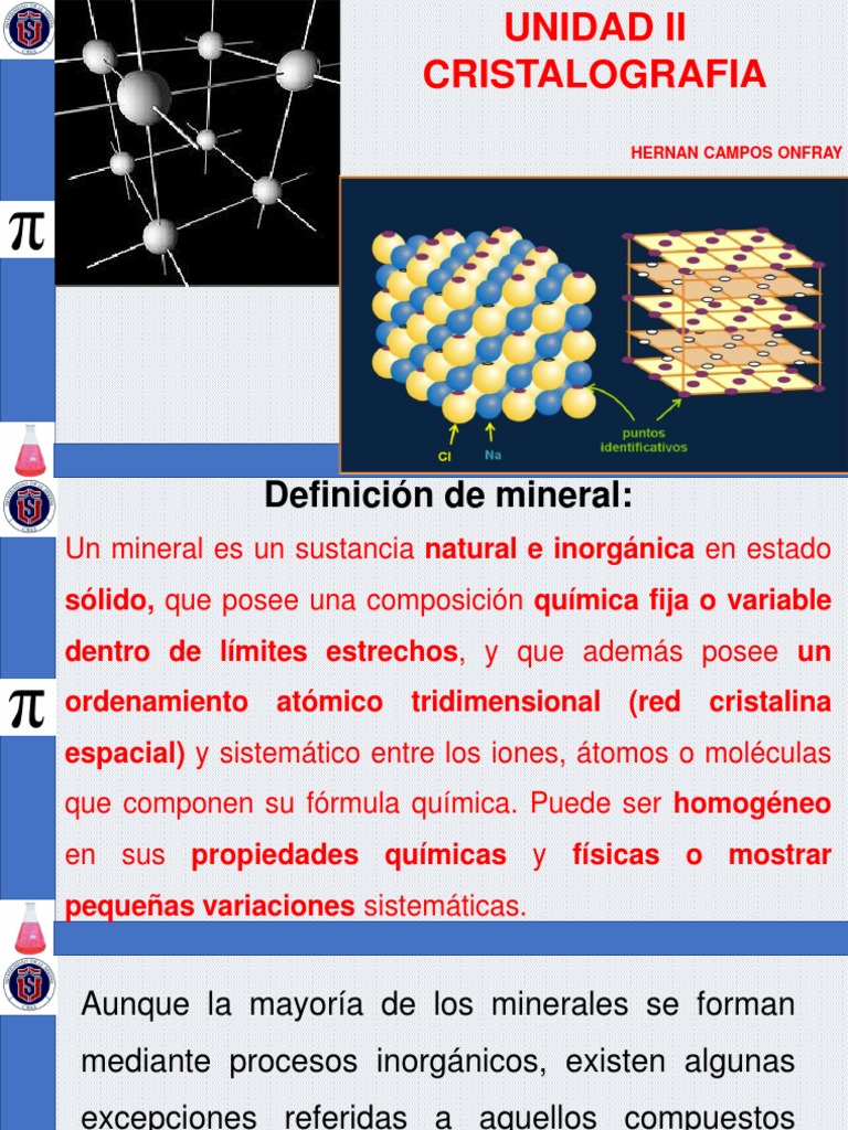 Unidad Ii Cristalografia | PDF | Cristal | Importar