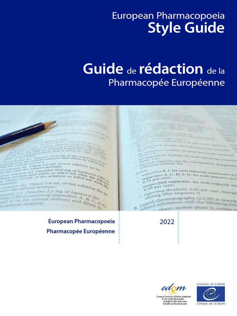 Guide de la Pharmacopée Européenne | PDF | Multiplication | Titrage