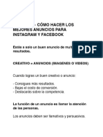 Clase 015 Cómo Hacer Los Mejores Anuncios para Instagram y Facebook