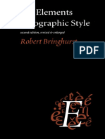 The Elements of Typographic Style, Robert Bringhurst